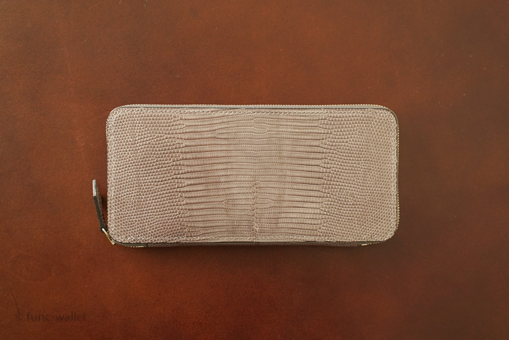 クレバレスコ　リザード薄型長財布